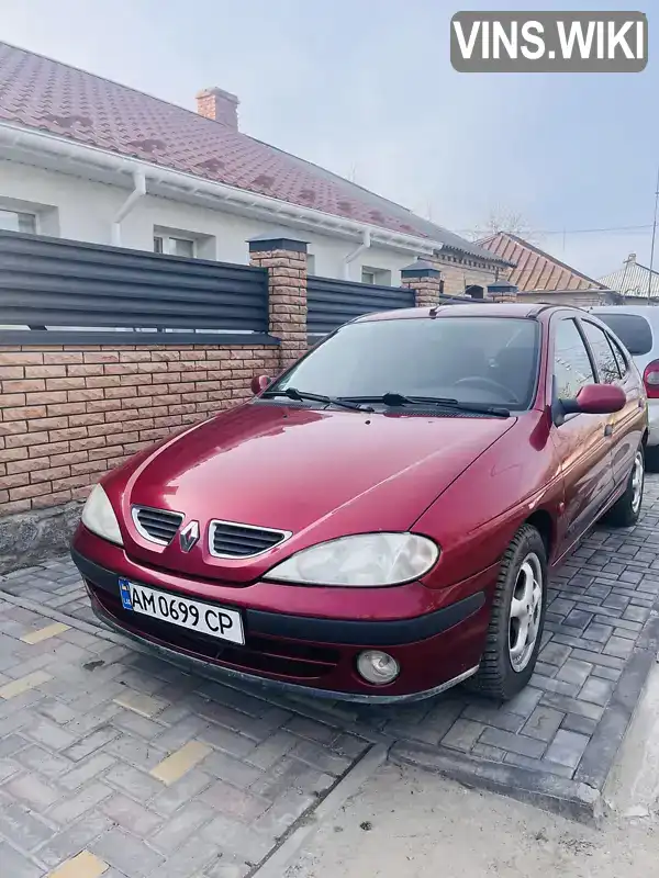 Хэтчбек Renault Megane 1999 1.6 л. Ручная / Механика обл. Житомирская, Бердичев - Фото 1/5