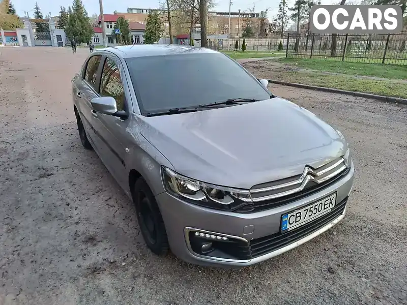 Седан Citroen C-Elysee 2017 1.2 л. Ручна / Механіка обл. Київська, Київ - Фото 1/21