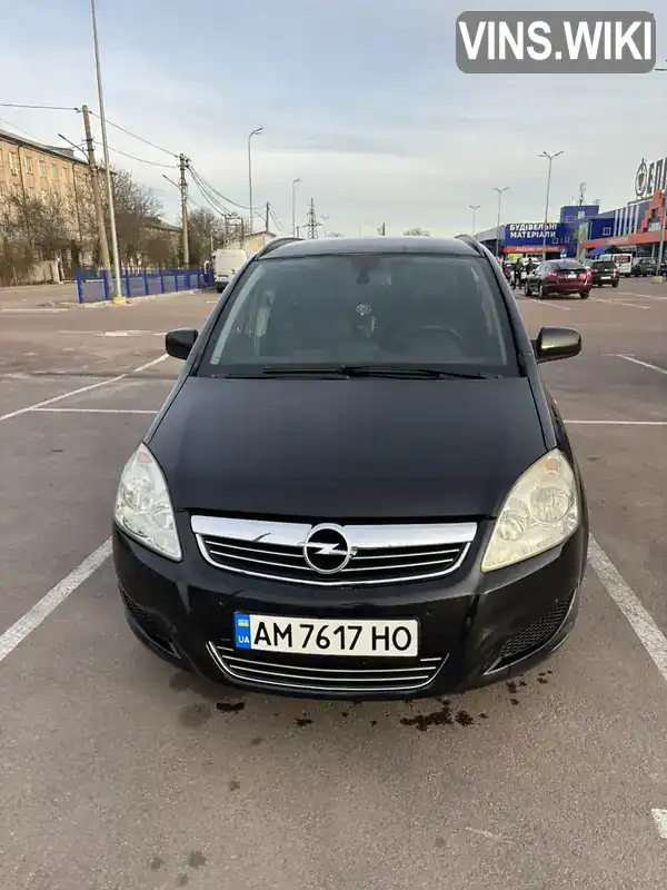 W0L0AHM75AG033722 Opel Zafira 2009 Мінівен 1.69 л. Фото 2