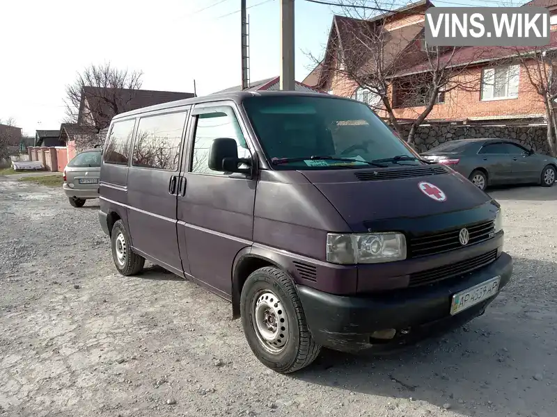 Мінівен Volkswagen Transporter 1997 2.5 л. Ручна / Механіка обл. Запорізька, Запоріжжя - Фото 1/17