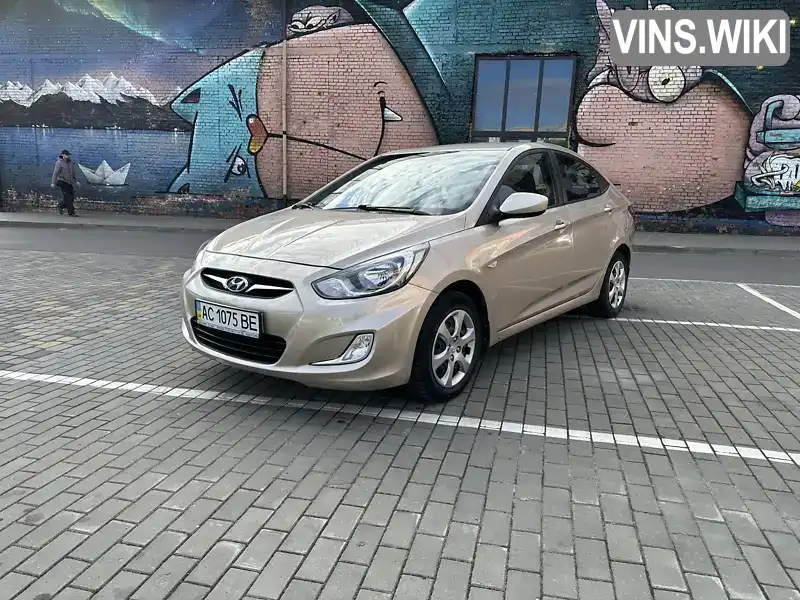 Седан Hyundai Accent 2012 1.4 л. Ручная / Механика обл. Волынская, Луцк - Фото 1/17