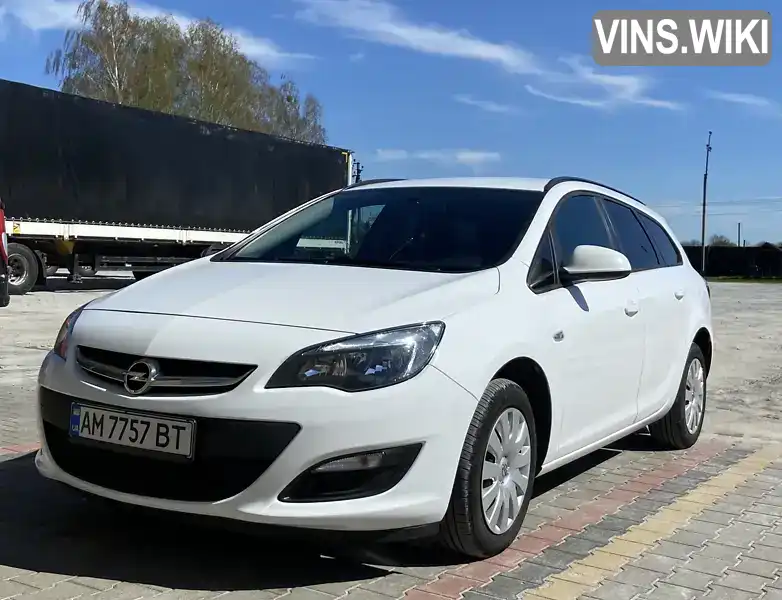 Универсал Opel Astra 2015 null_content л. Ручная / Механика обл. Житомирская, Звягель - Фото 1/21