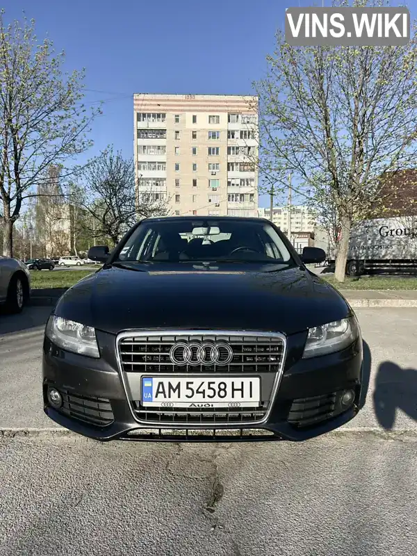 Седан Audi A4 2010 1.97 л. Ручна / Механіка обл. Житомирська, Звягель - Фото 1/21