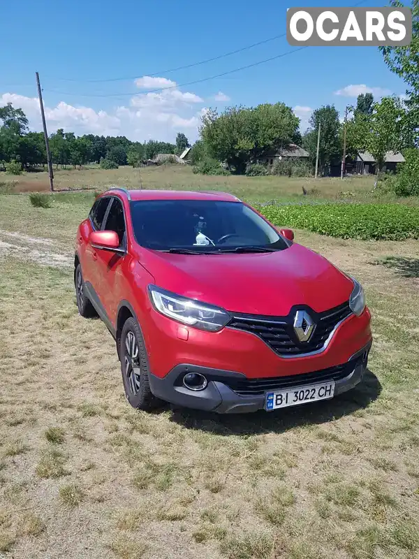 Внедорожник / Кроссовер Renault Kadjar 2016 1.46 л. Автомат обл. Полтавская, Полтава - Фото 1/18