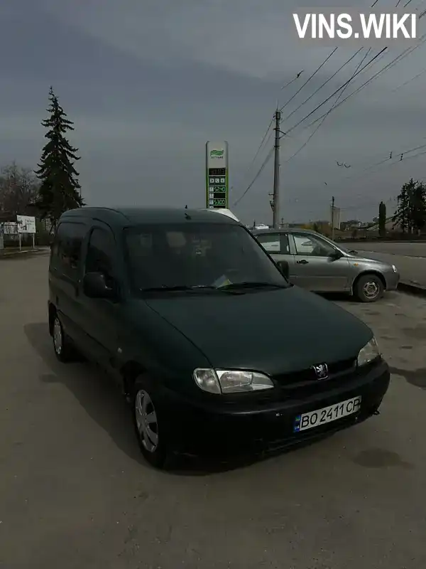 Мінівен Peugeot Partner 2002 1.9 л. Ручна / Механіка обл. Тернопільська, Тернопіль - Фото 1/17