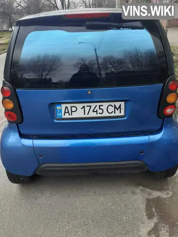 Купе Smart Fortwo 1999 0.6 л. Типтронік обл. Запорізька, Запоріжжя - Фото 1/4