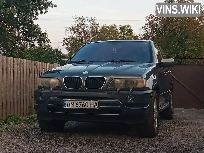 Внедорожник / Кроссовер BMW X5 2003 3 л. Автомат обл. Житомирская, Бердичев - Фото 1/21