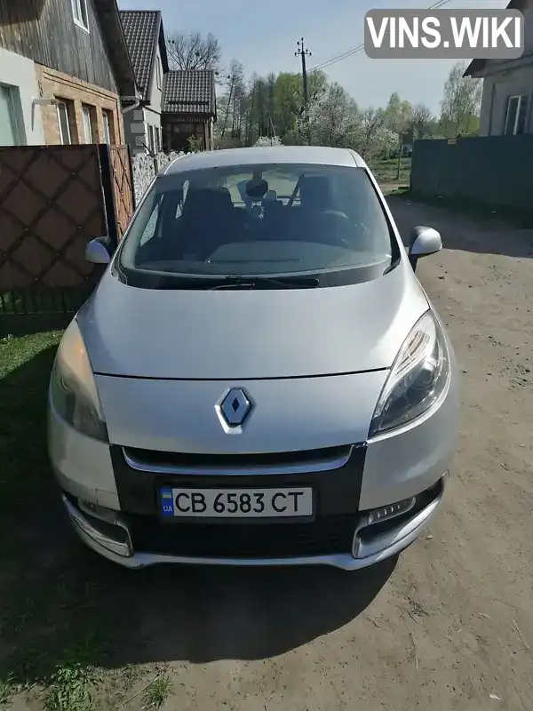 Мінівен Renault Scenic 2012 1.46 л. Ручна / Механіка обл. Чернігівська, Прилуки - Фото 1/12