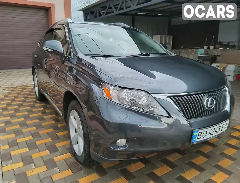 Позашляховик / Кросовер Lexus RX 2010 3.46 л. Автомат обл. Тернопільська, Тернопіль - Фото 1/21