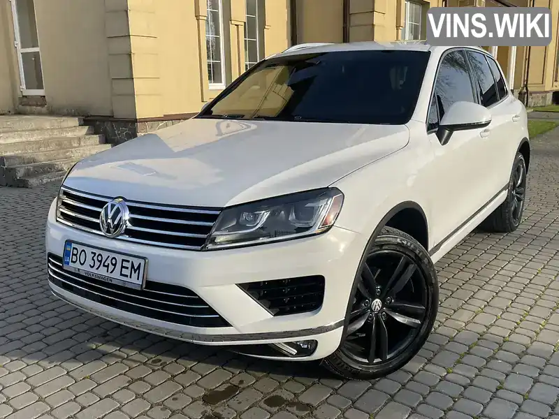 Внедорожник / Кроссовер Volkswagen Touareg 2014 3.6 л. Автомат обл. Тернопольская, Тернополь - Фото 1/16