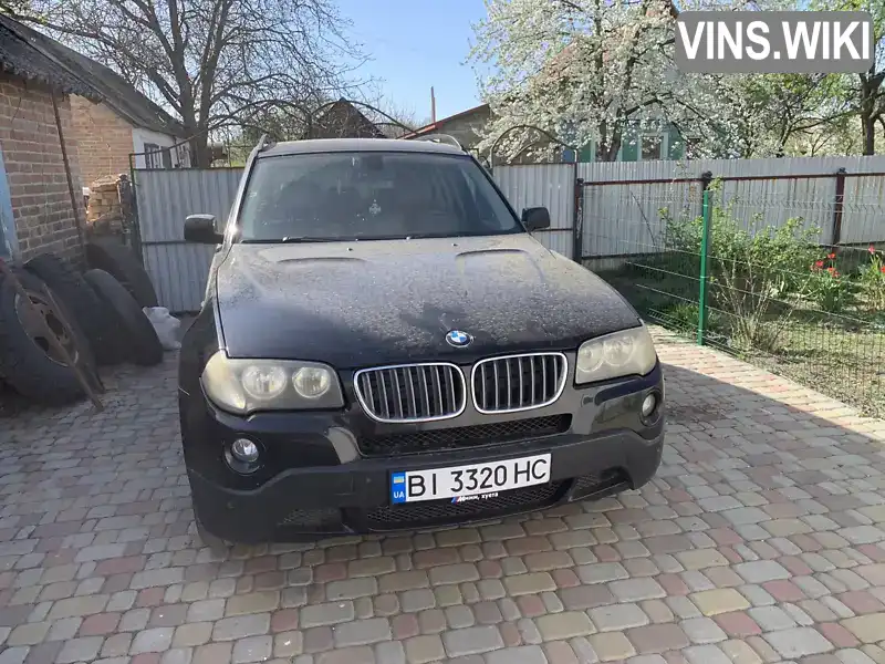 Внедорожник / Кроссовер BMW X3 2007 2.99 л. Ручная / Механика обл. Полтавская, Дыканька - Фото 1/11