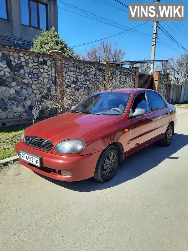 Седан Daewoo Sens 2003 1.3 л. обл. Запорожская, Запорожье - Фото 1/14