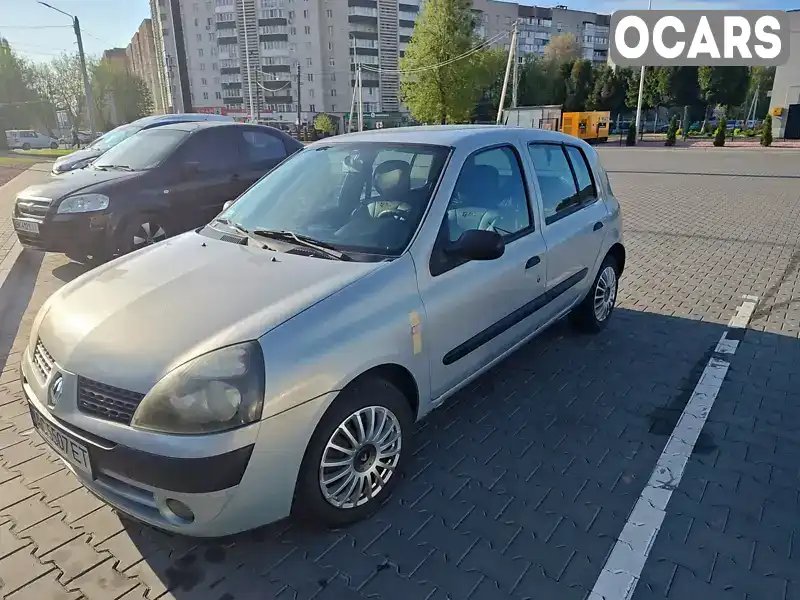 Хетчбек Renault Clio 2003 1.46 л. Ручна / Механіка обл. Волинська, Луцьк - Фото 1/21