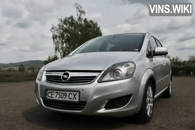 Мінівен Opel Zafira 2013 1.69 л. обл. Чернівецька, Чернівці - Фото 1/21