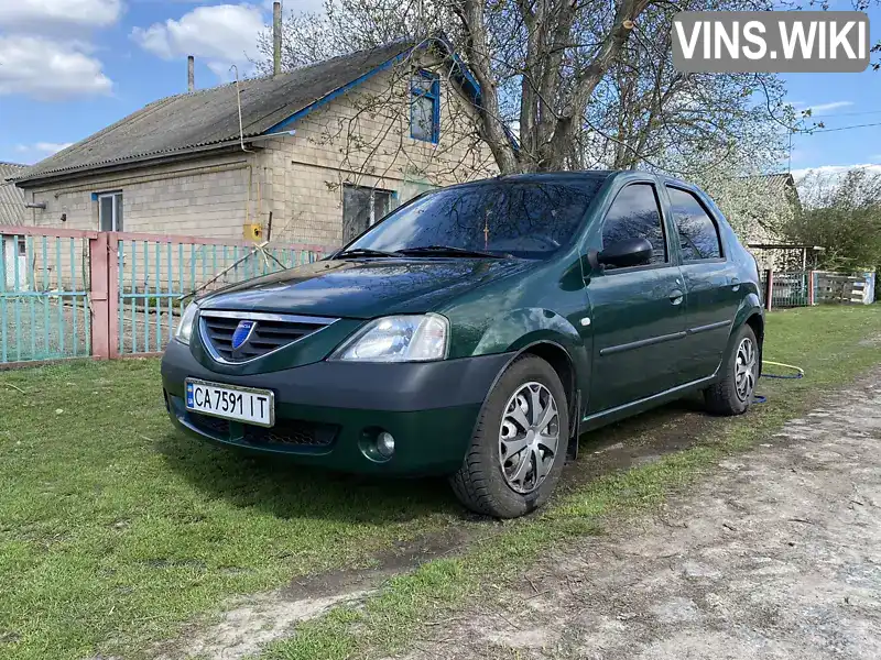 Седан Dacia Logan 2006 1.6 л. Ручна / Механіка обл. Черкаська, Жашків - Фото 1/11