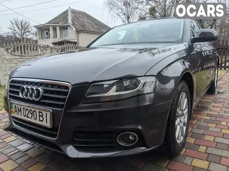 Седан Audi A4 2008 1.97 л. обл. Житомирська, Звягель - Фото 1/19