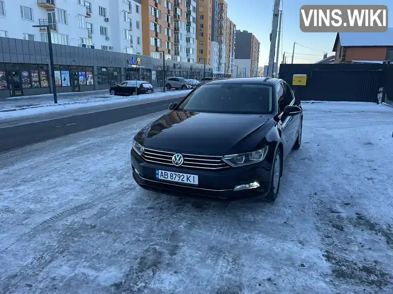 Седан Volkswagen Passat 2017 1.6 л. Автомат обл. Вінницька, Літин - Фото 1/21