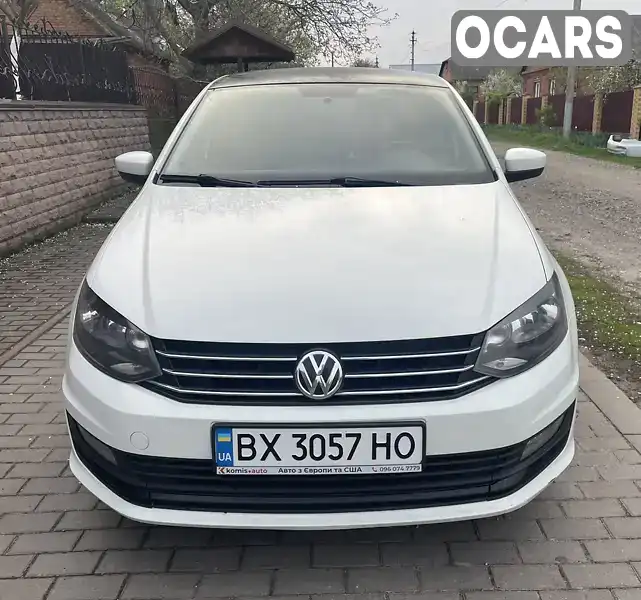 Седан Volkswagen Polo 2017 1.4 л. Ручна / Механіка обл. Хмельницька, Хмельницький - Фото 1/16