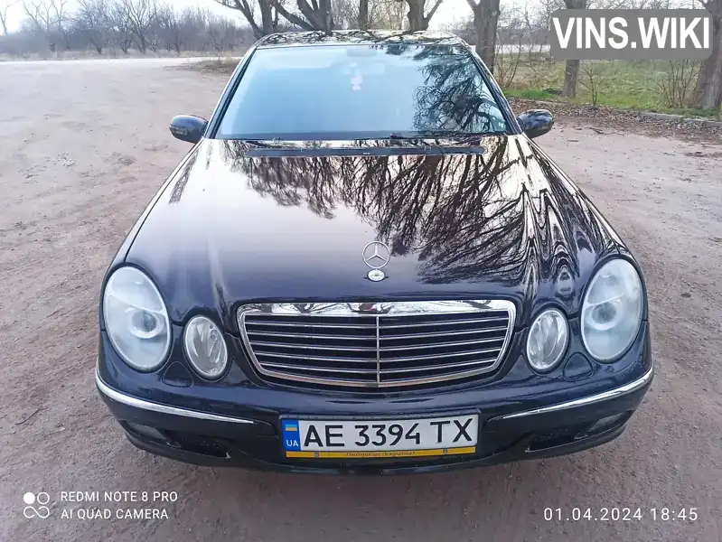 Седан Mercedes-Benz E-Class 2004 3.2 л. Типтроник обл. Днепропетровская, Каменское (Днепродзержинск) - Фото 1/13