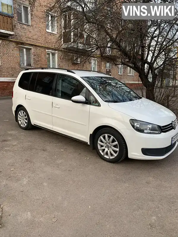 Мінівен Volkswagen Touran 2012 1.97 л. Ручна / Механіка обл. Житомирська, Коростень - Фото 1/10