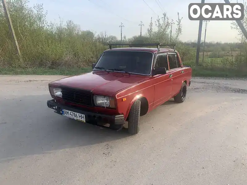 Седан ВАЗ / Lada 2107 2006 1.5 л. Ручна / Механіка обл. Житомирська, Попільня - Фото 1/18