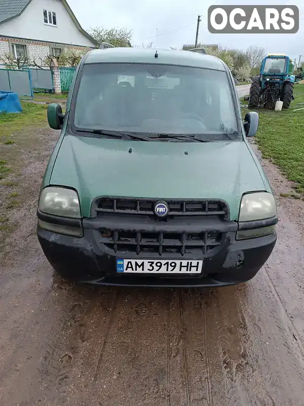 Мінівен Fiat Doblo 2003 1.6 л. Ручна / Механіка обл. Житомирська, Андрушівка - Фото 1/8