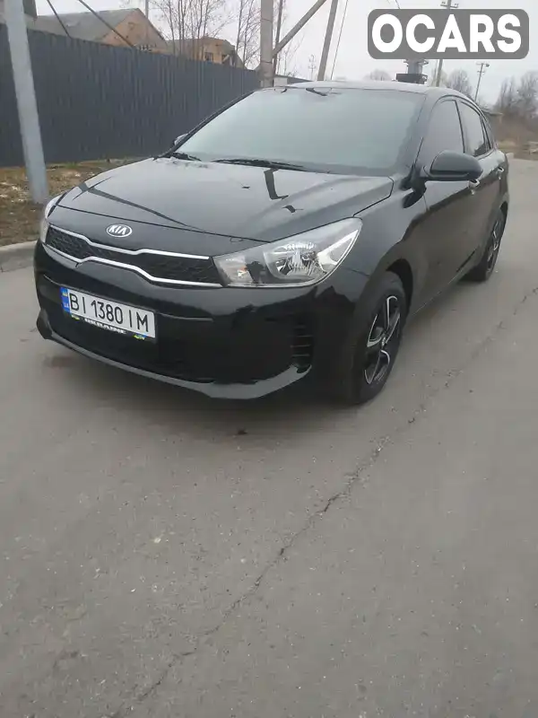 Седан Kia Rio 2019 1.59 л. Автомат обл. Полтавська, Лохвиця - Фото 1/21