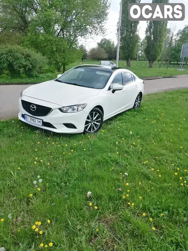 Седан Mazda 6 2014 2 л. Ручна / Механіка обл. Полтавська, Кременчук - Фото 1/10