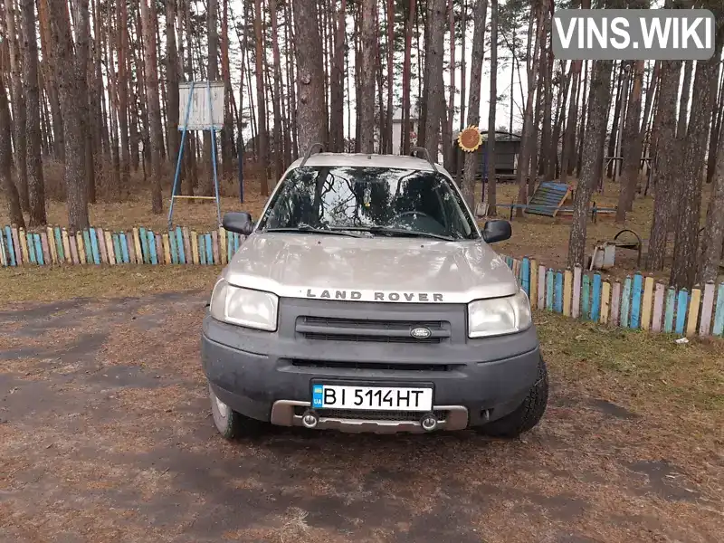 Внедорожник / Кроссовер Land Rover Freelander 2002 2.5 л. Автомат обл. Полтавская, Миргород - Фото 1/11