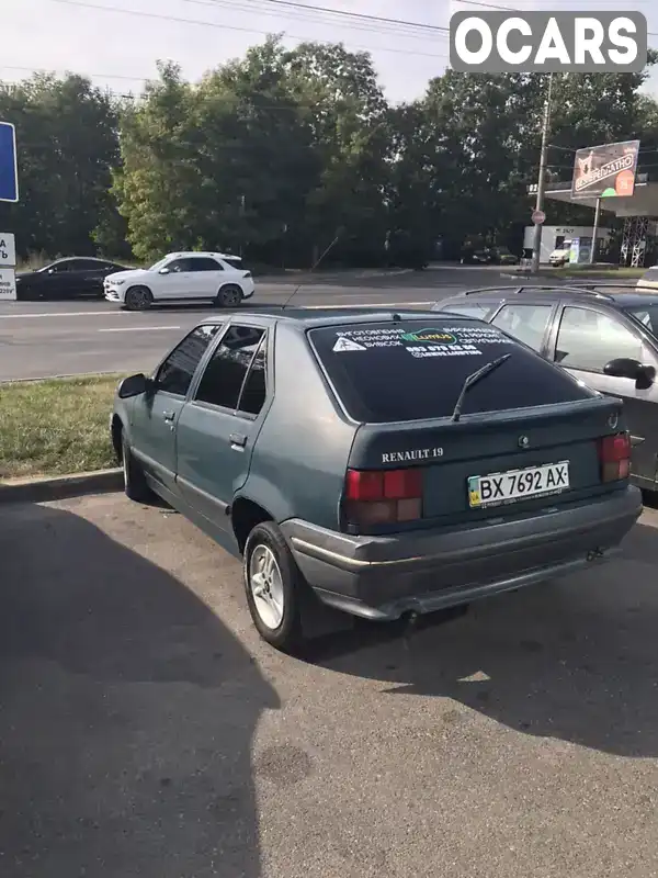 Хетчбек Renault 19 1992 1.39 л. Ручна / Механіка обл. Тернопільська, Тернопіль - Фото 1/6