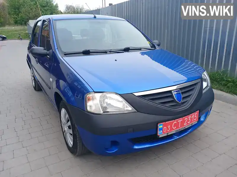 Седан Dacia Logan 2006 1.4 л. Ручна / Механіка обл. Рівненська, Дубно - Фото 1/21