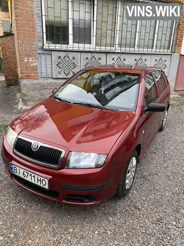 Седан Skoda Fabia 2006 1.39 л. Ручна / Механіка обл. Полтавська, Полтава - Фото 1/13