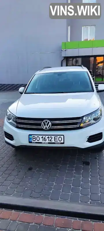 Позашляховик / Кросовер Volkswagen Tiguan 2016 1.98 л. Автомат обл. Тернопільська, Тернопіль - Фото 1/18