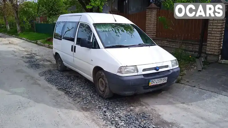 Мінівен Fiat Scudo 2002 1.91 л. Ручна / Механіка обл. Волинська, Ківерці - Фото 1/11