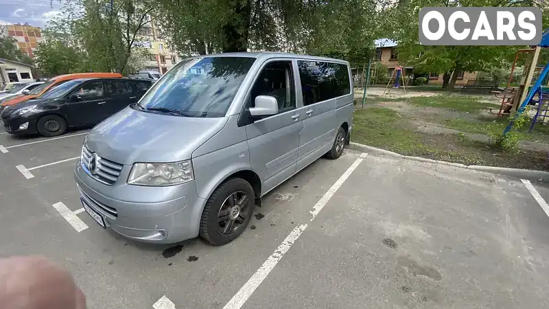 Мінівен Volkswagen Multivan 2007 2.46 л. Автомат обл. Київська, Вишневе - Фото 1/16