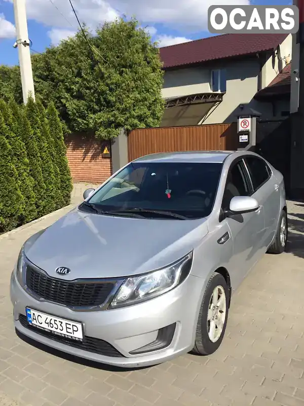 Седан Kia Rio 2013 1.4 л. Ручна / Механіка обл. Волинська, Луцьк - Фото 1/21