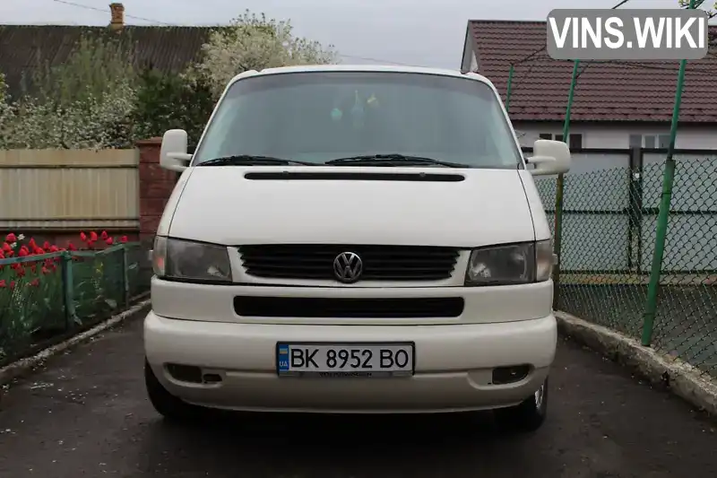 Мінівен Volkswagen Transporter 2002 2.46 л. Ручна / Механіка обл. Рівненська, Дубно - Фото 1/21