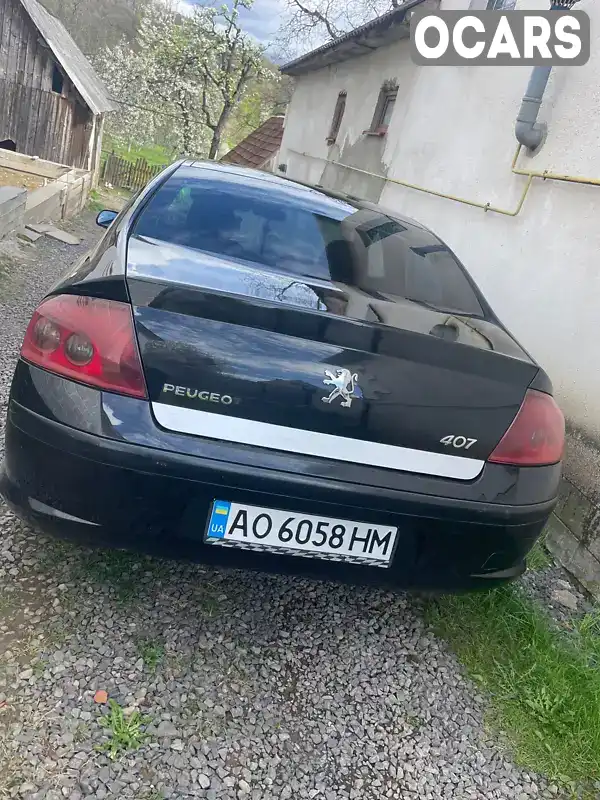 Седан Peugeot 407 2006 1.7 л. Ручна / Механіка обл. Закарпатська, Ужгород - Фото 1/8