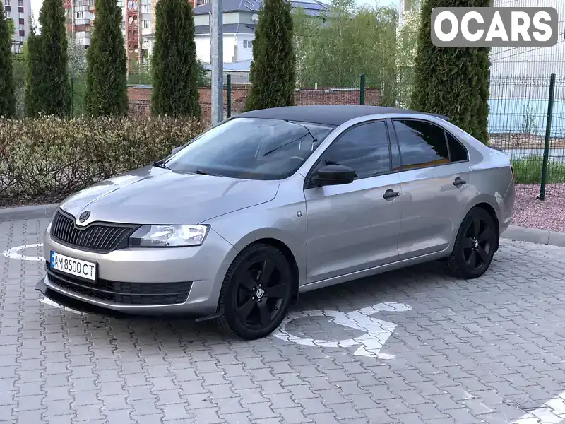 Ліфтбек Skoda Rapid 2013 1.6 л. Ручна / Механіка обл. Житомирська, Житомир - Фото 1/21