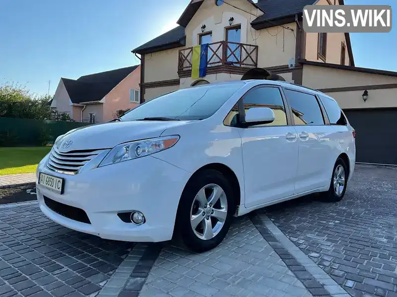 Мінівен Toyota Sienna 2016 3.46 л. Автомат обл. Київська, Київ - Фото 1/21