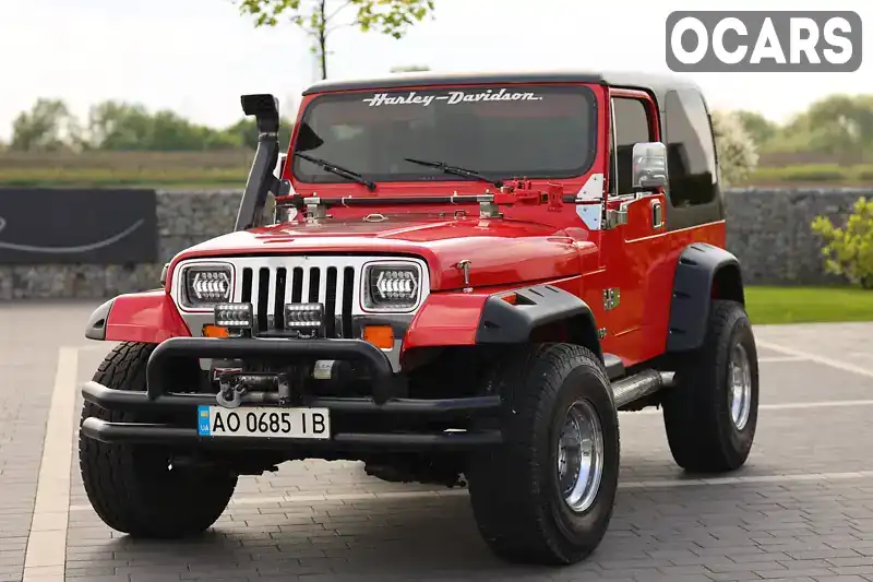 Позашляховик / Кросовер Jeep Wrangler 1990 4.2 л. Ручна / Механіка обл. Закарпатська, Мукачево - Фото 1/21