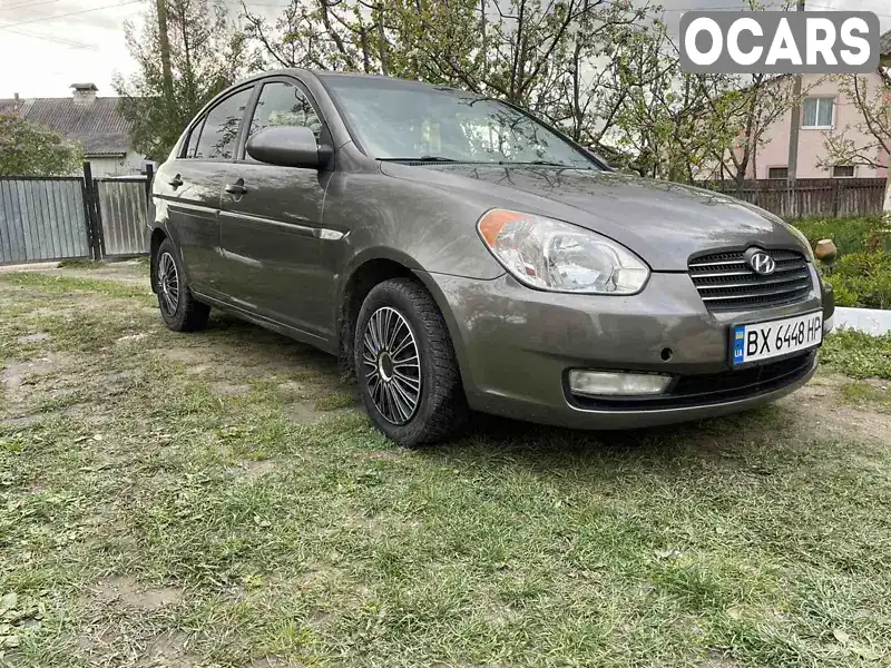 Седан Hyundai Accent 2008 1.4 л. обл. Хмельницька, Білогір'я - Фото 1/13