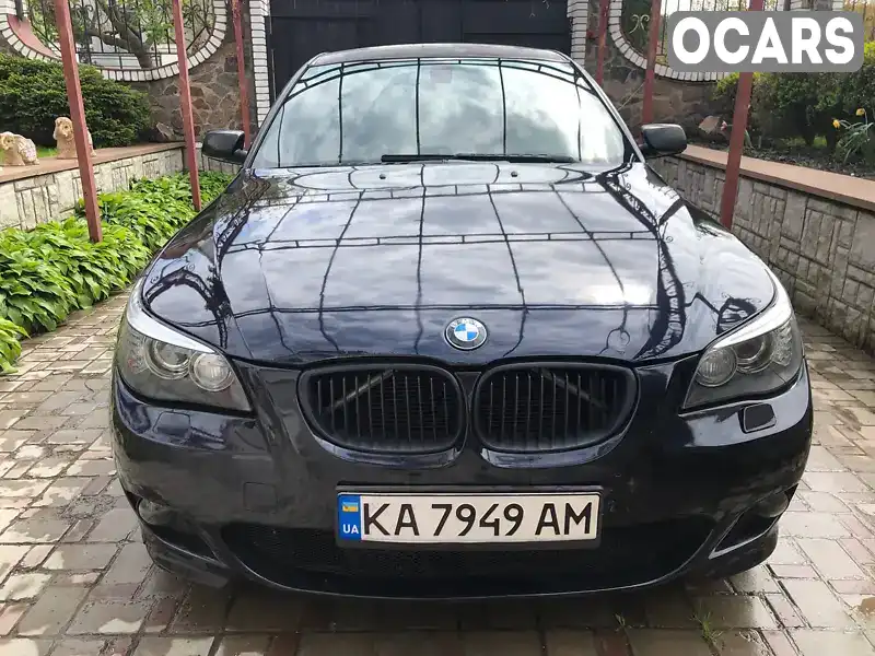 Седан BMW 5 Series 2007 3 л. Автомат обл. Київська, Вишневе - Фото 1/21