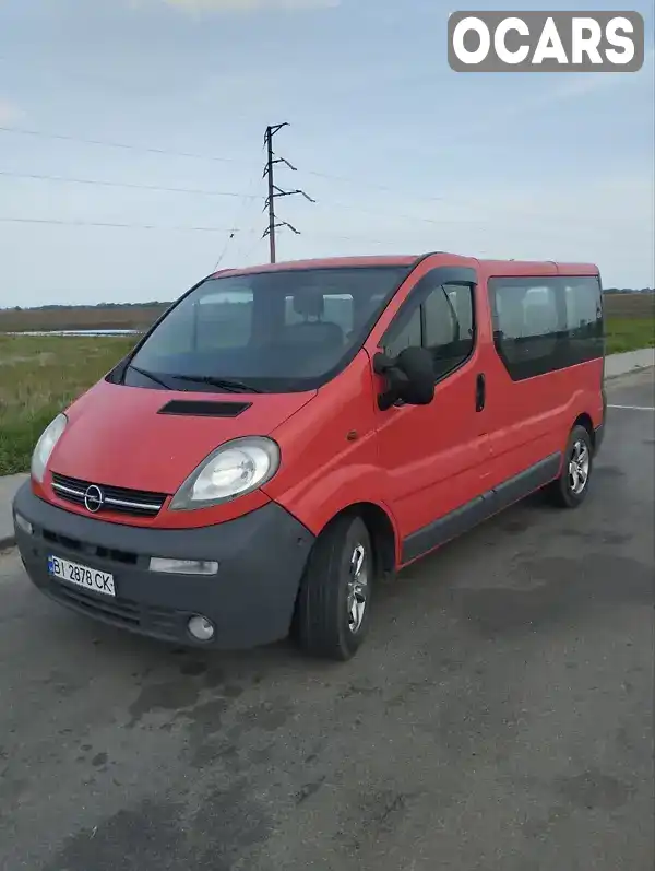 Мінівен Opel Vivaro 2003 1.87 л. Ручна / Механіка обл. Полтавська, Хорол - Фото 1/21