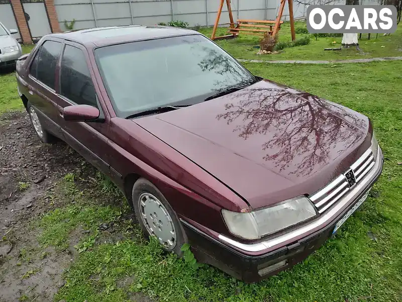 Седан Peugeot 605 1992 3 л. Ручна / Механіка обл. Чернігівська, Чернігів - Фото 1/11