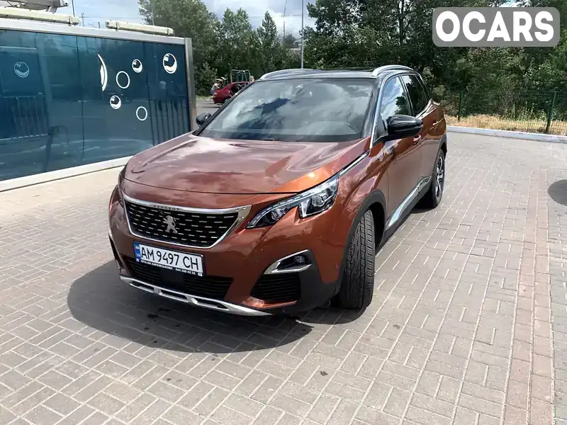 Внедорожник / Кроссовер Peugeot 3008 2018 2 л. Автомат обл. Житомирская, Житомир - Фото 1/12