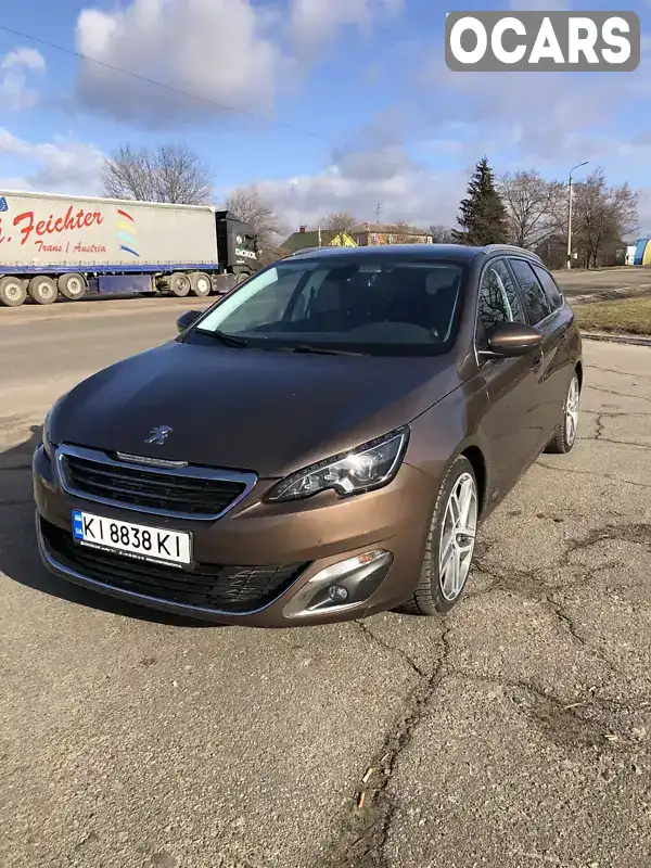 Универсал Peugeot 308 2014 2 л. Автомат обл. Киевская, Фастов - Фото 1/11