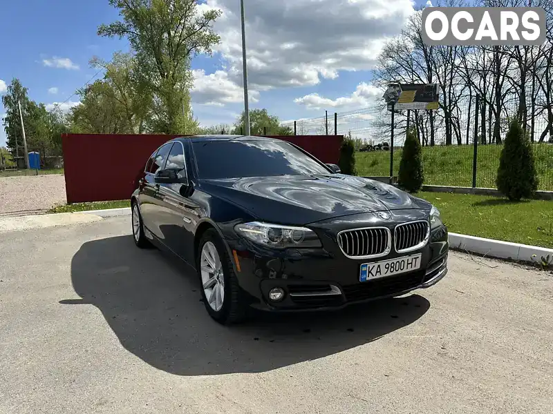 Седан BMW 5 Series 2015 3 л. Автомат обл. Київська, Вишневе - Фото 1/21