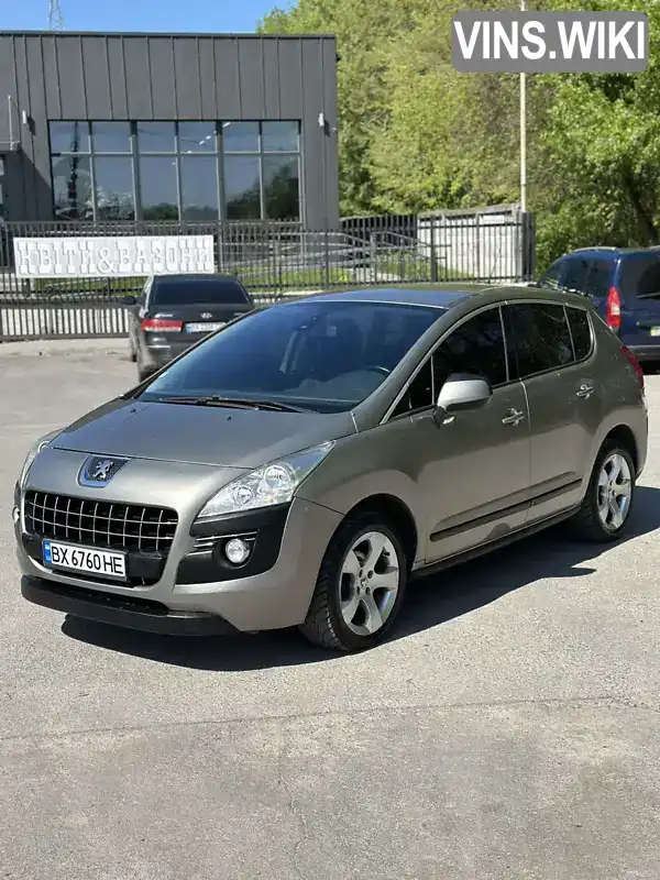 Позашляховик / Кросовер Peugeot 3008 2009 1.56 л. Ручна / Механіка обл. Хмельницька, Хмельницький - Фото 1/21