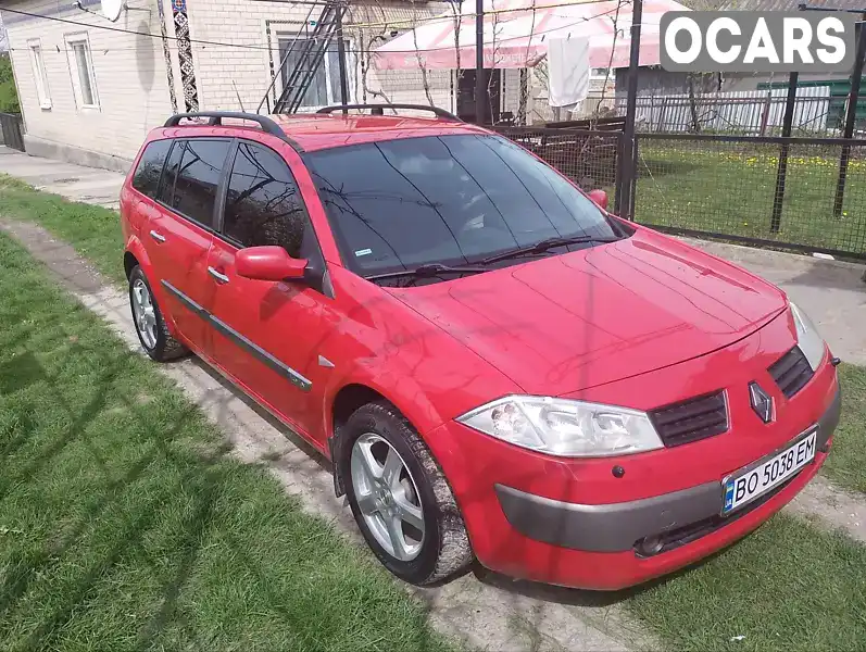 Універсал Renault Megane 2004 1.6 л. Ручна / Механіка обл. Тернопільська, Борщів - Фото 1/21